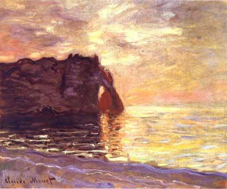 Claude Monet Etretat The End of the Day
